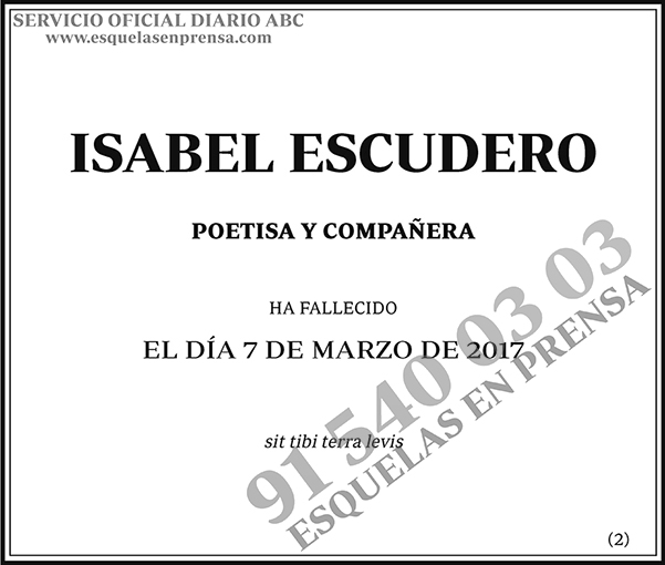 Isabel Escudero